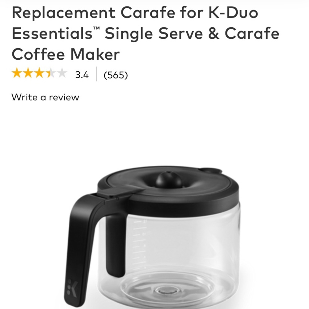 Replacement Carafe for K-Duo Essentials